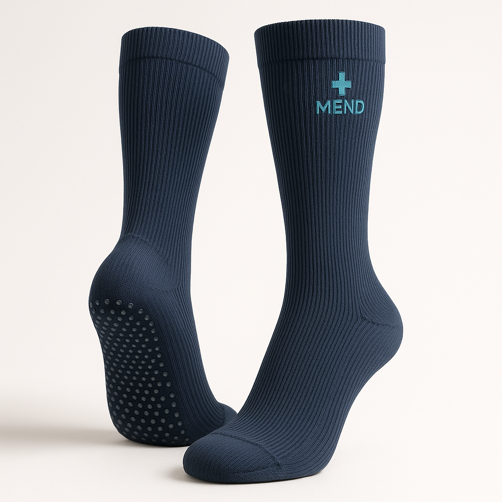 Medical-Grade Compression Socks - Nurse/Caregiver Edition, navy